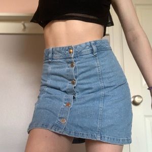 Denim skirt